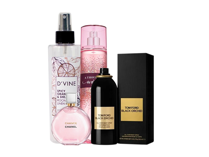 Body Sprays, Colognes & Perfumes