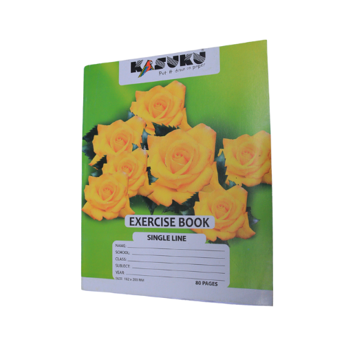 Kasuku Single Line Exercise Book A5 (80 Pages)