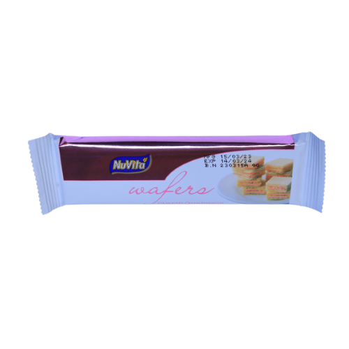 Nuvita Strawberry Cream Sandwich Wafers 9g