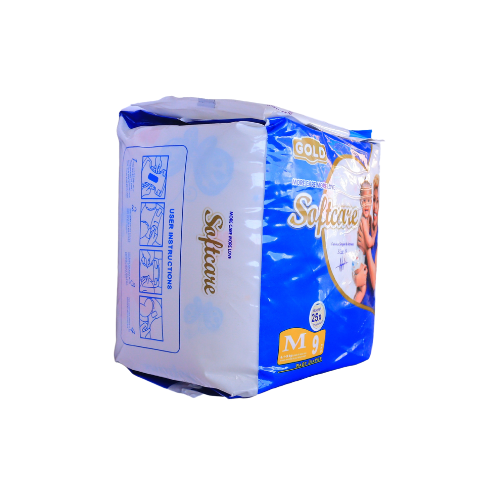 Softcare Medium Baby Diapers 9pcs