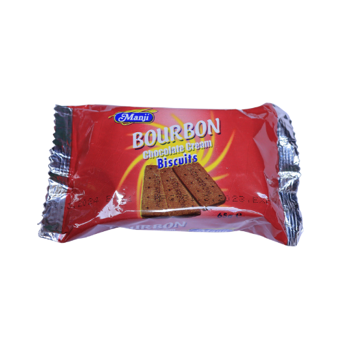 Manji Bourbon Chocolate Cream Biscuits 65g