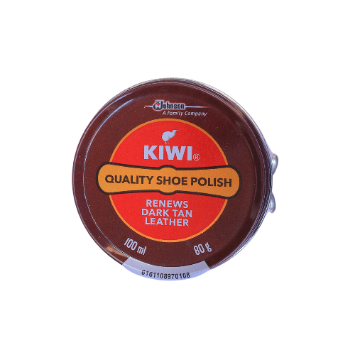 Kiwi Dark Tan Shoe Polish 80g (100ml)