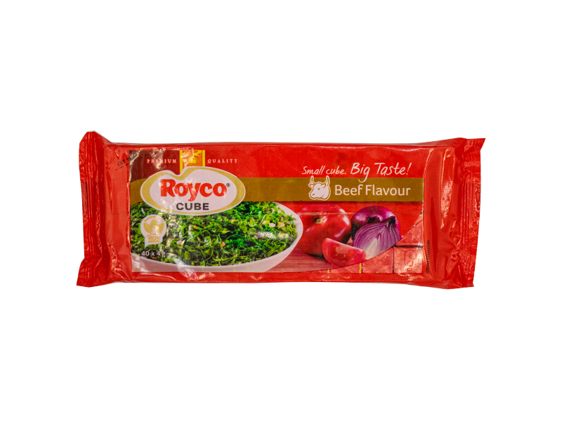 Royco Beef Flavour Fortified With Iron Cubes 40x4g 1 Pack