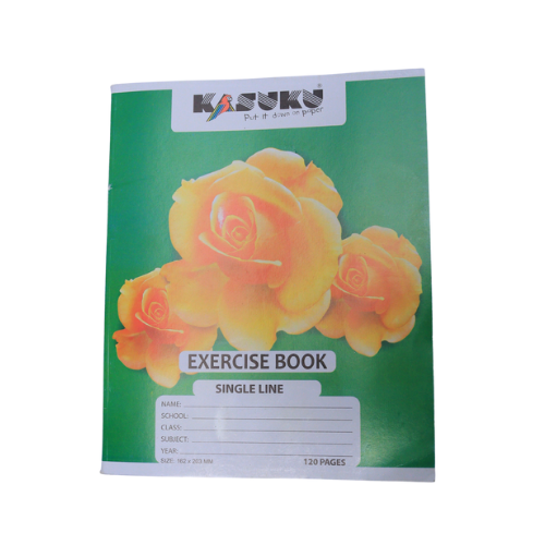 Kasuku Single Line Exercise Book A5 (120 Pages)