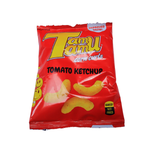 Tamu Tamu Tomato Ketchup Corn Curls 15g