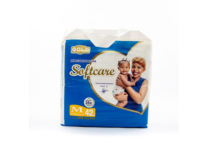 Softcare Medium Baby Diapers 42pcs