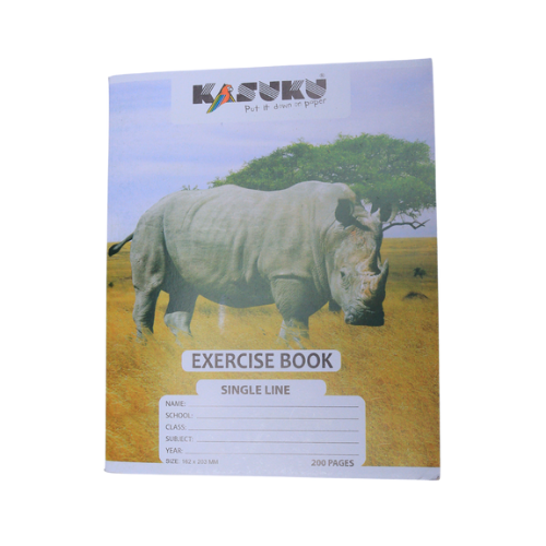 Kasuku Single Line Exercise Book A5 (200 Pages)