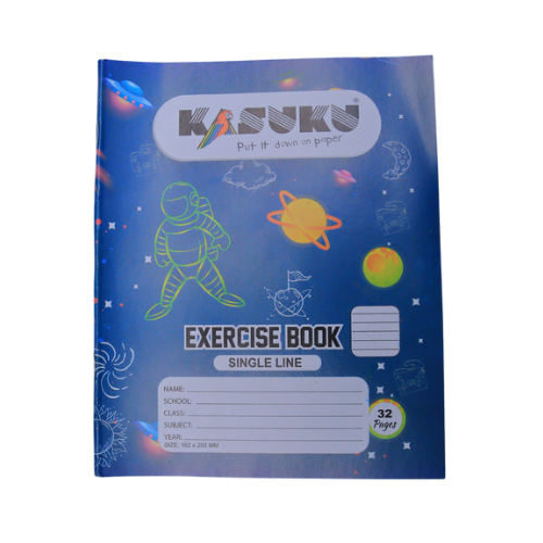 Kasuku Single Line Exercise Book A5 (32 Pages)