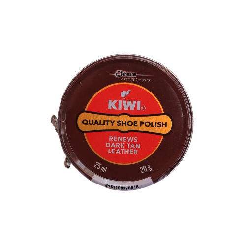 Kiwi Dark Tan Shoe Polish 20g (25ml)