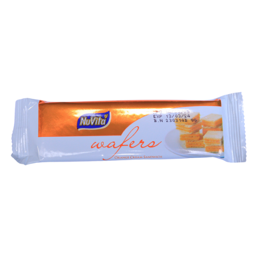 Nuvita Orange Cream Sandwich Wafers 9g