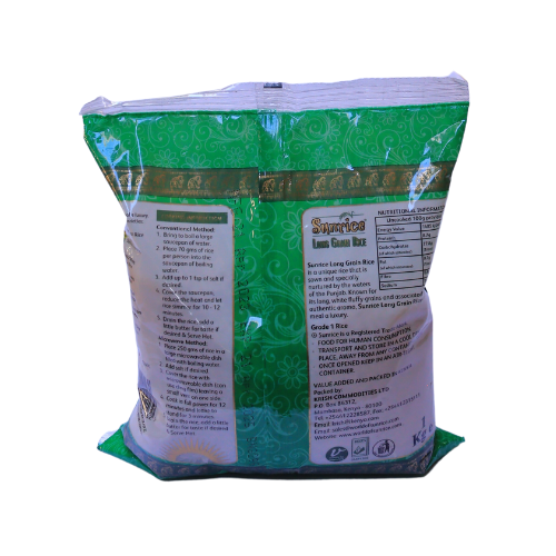 Sunrice Long Grain Rice 1kg