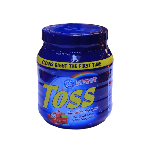 Toss Blue Detergent Powder 500g (Jar)