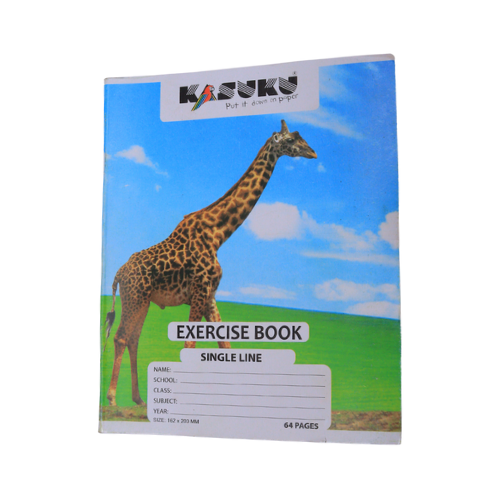 Kasuku Single Line Exercise Book A5 (64 Pages)