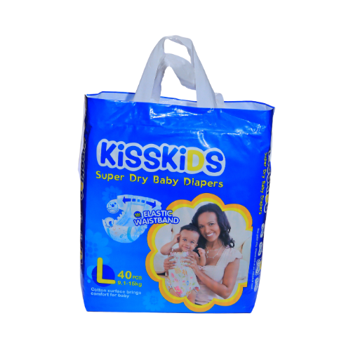 Kisskids Large Baby Diapers 40pcs