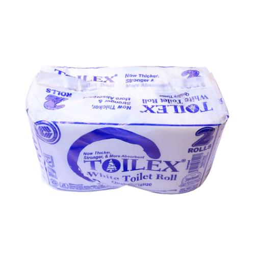 Toilex White Toilet Roll 2 Pack