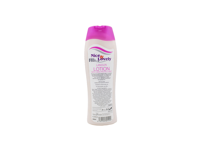 Nice & Lovely With Protective Lanolin Body Lotion 400ml