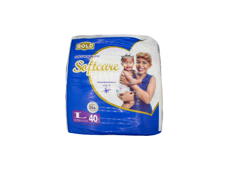 Softcare Large Baby Diapers 40pcs