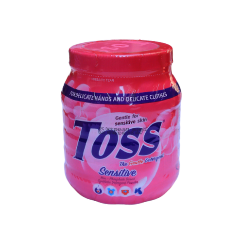 Toss Sensitive Washing Powder 500g (Jar)