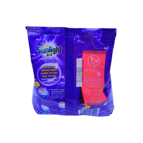 Sunlight Lavender Sensations Hand Wash Powder 500g (Sachet)