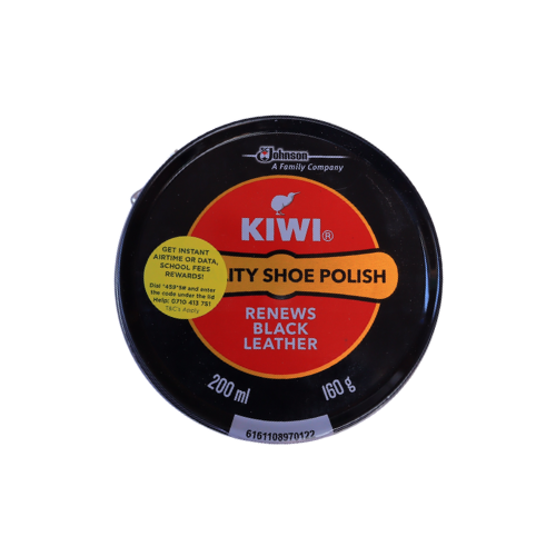 Kiwi Black Shoe Polish 160g (200ml)