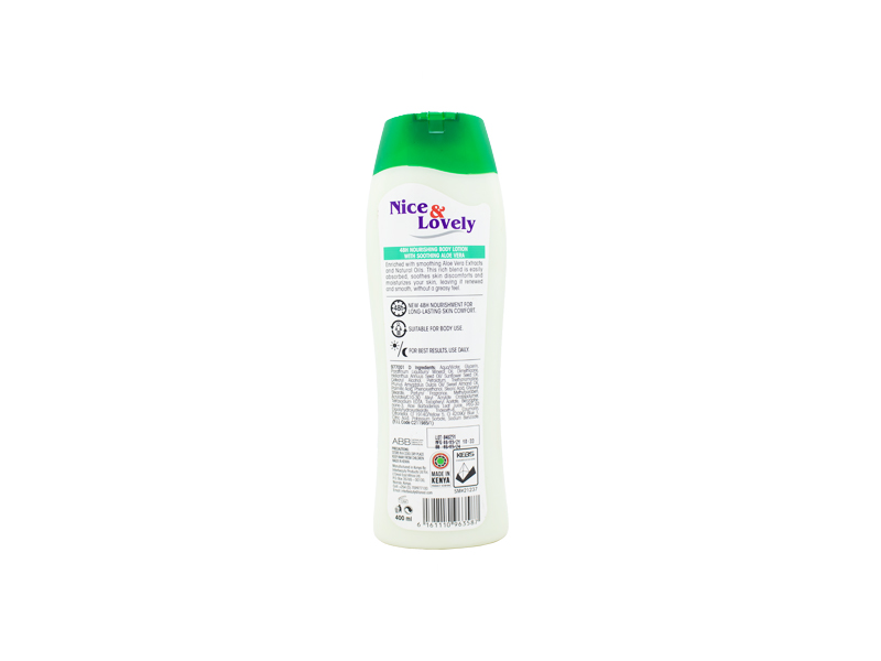 NIce & Lovely With Soothing Aloe Vera Body Lotion 400ml