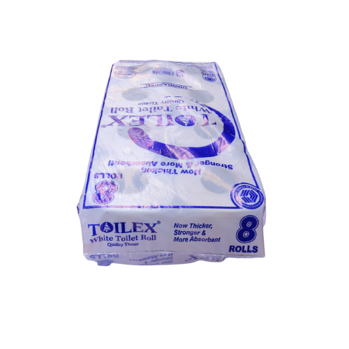 Toilex White Toilet Roll 8 Pack