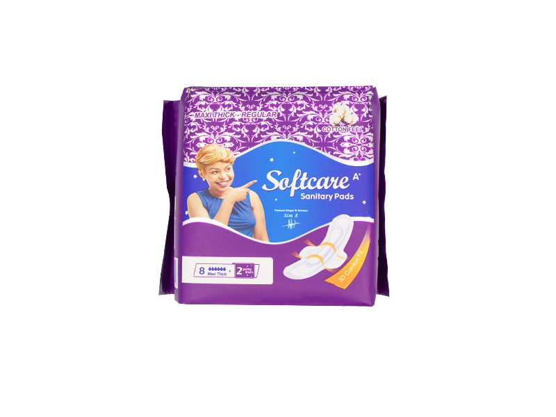 Softcare Maxi Thick-Regular Sanitary Pads 8pcs