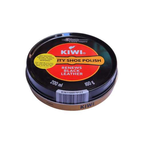 Kiwi Black Shoe Polish 160g (200ml)