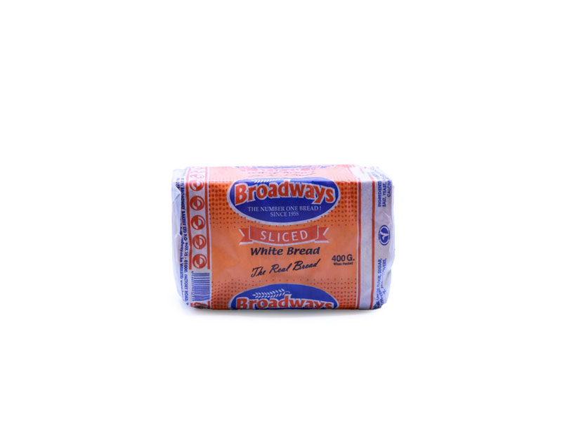 Broadways White Sliced Bread 400g